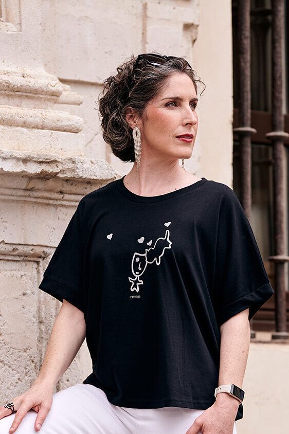 CAMISETA WOMAN - MODELO THALIA SILVER - Inddeleble 4 Camiseta Women - Modelo THALIA