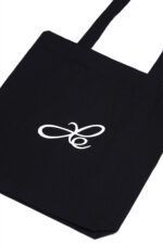 TOTE BAG ICONIC - Bolsa unisex en dos modelos, negra, asas largas reforzadas en cruz y costura especial en el fondo para crear volumen